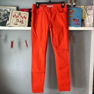 Life in Progress orange skinny jeans US26